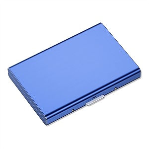 rimilak metal credit card holdermini credit card wallet blue