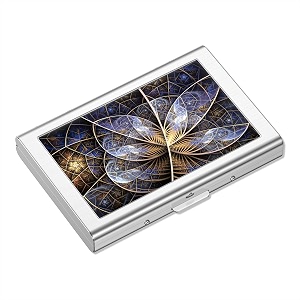 rimilak metal credit card holdermini credit card wallet gold leaves