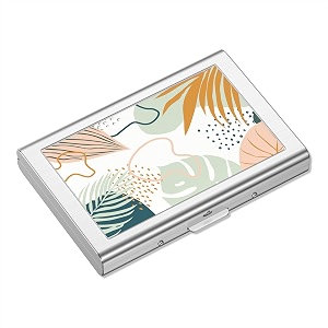 rimilak metal credit card holdermini credit card walletboho plants