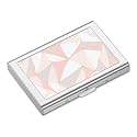 Rimilak Metal Credit Card Holder,Mini Credit Card Wallet, Triangle Marble