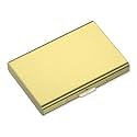 Rimilak Metal Credit Card Holder,Mini Credit Card Wallet, Gold