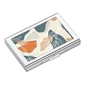 Rimilak Metal Credit Card Holder,Mini Credit Card Wallet,Abstract Marble