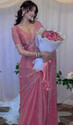 Rimzim Creation Embellished Bollywood Silk Blend Saree