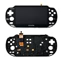 Lenboes BLACK LCD Screen Display Touch Panel Glass Digitizer Assembly with Frame Combo Replacement for Playstation PS Vita PSV PCH-1001 PCH-1101