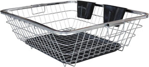 RINCY Dish Drainer Kitchen Rack Steel Stainless