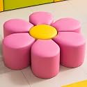 Ring Around Soft Modular Seating Set for Toddlers and Kids, Foam Flexible, Scape Stool with Teacher Seat(A)