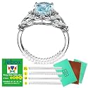 Ring Size Adjuster for Loose Rings - 8 Clip-on Spacers &amp; 6 Coils