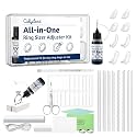 Ring Sizers for Loose Rings, Calyders Ring Adjuster Ring Guards for Women Loose Rings - Invisible Ring Size Adjuster Kit with UV Resin, UV Lamp, Silicone Spirals & Clips, Fits Any Rings