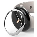 Ringke Bezel Styling Compatible with Google Pixel Watch Case Adhesive Frame Ring Cover Anti Scratch [Stainless Steel] Protector Accessory - 40-01 (ST) Silver