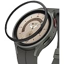 Ringke Bezel Styling Compatible with Samsung Galaxy Watch 5 Pro 45mm Case Adhesive Frame Ring Cover Anti Scratch [Stainless Steel] Protector Accessory for Galaxy Watch 5 Pro - 46-02 (ST) Black