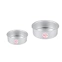 Aluminum Round Cake Mould 6 inch and 7 inch Combo (Set of 2 pcs) Cake Mould for Microwave Oven 1/2 &1 kg Cake