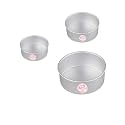 Aluminum Round Cake Tin Pan Mould 5, 6 and 7-inch Set of 3