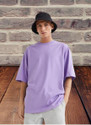 rino Printed Men Round Neck Purple T-Shirt