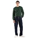 Rinse-Wash Regular Fit Mid Rise Jeans