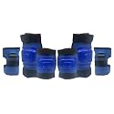 Protective Set Guard Protection kit with Knee, Elbow and Wrist Guards (Set of 6) Suitable to Kids of Age 6-16 Years for Skating, Cycling, Roller Skating (Blue, Small (Upto 7 Years))