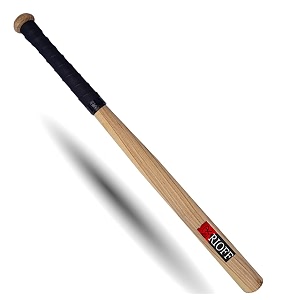 wood baseball bat for self defence natural