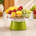 Rioware Fruit Bowl Multi-Use Snack &amp; Storage Tray | Snack, Candy &amp; Dry Fruit Storage Organizer | Multi-Purpose Serving Tray for Home, Kitchen &amp; Tea Table