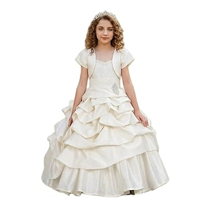 Ripening Baby Girls V-Nack Satin Fit and