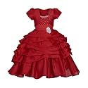 Ripening Baby Girls V-Nack Satin Fit and