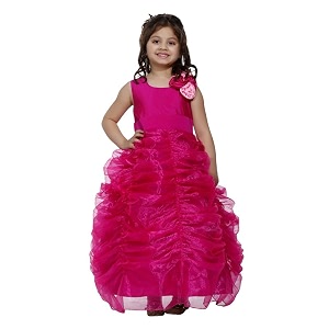 Ripening Pink Net Round Neck Sleeveless Maxi