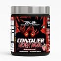 Ripped Up Nutrition Conquer Ultra Maxx- Pre workout (300gm, Guava Burst), powder, 1 count, 30 Servings