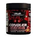 Ripped Up Nutrition Conquer Ultra Maxx- Pre Workout-150 Gm (150 Gm,Strawberry Lemonade,Powder,1 Count,15 Servings)