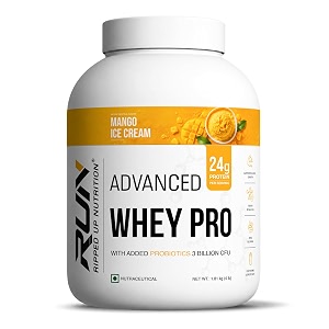 ripped up nutrition- whey pro trustified - 24gm protein - 0gm sugar- low carbs supplements powder digestive enzimes 18kg 4lbs mango ice cream