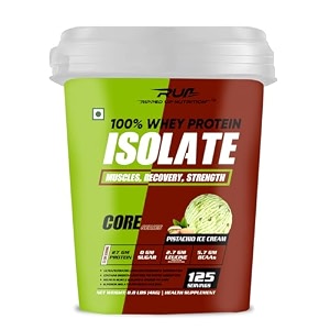 ripped up nutrition whey protein isolate  27g fast-absorbing proteinscoop  low carb amp fat for lean muscle growth  no fillers or maltodextrin  gmp certifiedpistachio ice cream181 kg 4 lbs
