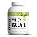 Ripped Up Nutrition Whey Protein Isolate | 27g Fast-Absorbing Protein/Scoop | Low Carb & Fat for Lean Muscle Growth | No Fillers or Maltodextrin | GMP Certified(Pistachio Ice Cream,1.81 kg (4 lbs))