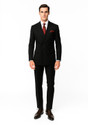RISANI Men Double Breasted-Suits. Solid Suit
