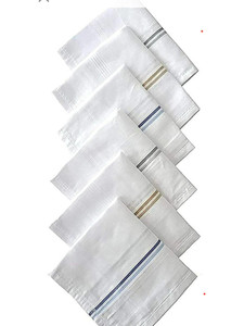 riseabove 6 roomal white chck white handkerchief