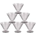 Crystal Glass Ice Cream Cup, Salad Serving Bowl, Pudding - Dessert Bowl, 165 ml (Pcs of 6)