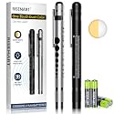RISEMART 2 Pack Pen Light for Nurse with 2 Light Modes (White/Warm Yellow)