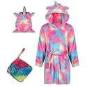 Rising Star Baby Toddler Robe Or Kids Robe for Girls and Boys - Kids &amp; Baby Bath Robe Spa Set with Washcloth or Slippers