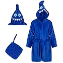 Rising Star Baby Toddler Robe Or Kids Robe for Girls and Boys - Kids &amp; Baby Bath Robe Spa Set with Washcloth or Slippers