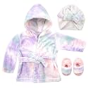Rising Star Baby Toddler Robe Or Kids Robe for Girls and Boys - Kids &amp; Baby Bath Robe Spa Set with Washcloth or Slippers