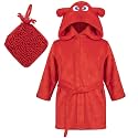 Rising Star Baby Toddler Robe Or Kids Robe for Girls and Boys - Kids &amp; Baby Bath Robe Spa Set with Washcloth or Slippers