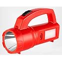 Rising Tini Long Range Focused Bright Beam Rechargeable LED Torch with 2000 mah Lithium ion Battery Flashlight for Farmers Camping Hiking Fishing Night Walk Security Torch