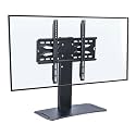 RISSACHI® TV Stand for Table with Metal Base | Adjustable TV Table Stand for 37-65 inch LED, LCD &amp; Smart TVs | Strong Replacement Stand for Home &amp; Office Setup