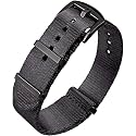 Ritche Military Ballistic Nylon Watch Strap with Heavy Buckle 18mm 20mm 22mm Premium Nylon Watch Bands for Men Women