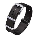 Ritche Military Ballistic Nylon Watch Strap with Heavy Buckle 18mm 20mm 22mm Premium Nylon Watch Bands for Men Women