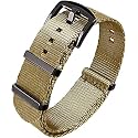Ritche Military Ballistic Nylon Watch Strap with Heavy Buckle 18mm 20mm 22mm Premium Nylon Watch Bands for Men Women