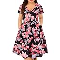 RITERA Plus Size Dresses for Curvy Women