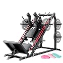 RitFit Gazelle Pro 3-in-1 Leg Press &amp; Hack Squat Machine, 2000LB Capacity