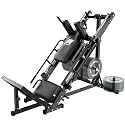 RitFit Leg Press Hack Squat Machine with Linear Bearing, 1200LB Capacity