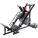 RitFit Leg Press Hack Squat Machine with Linear Bearing, 1200LB Capacity
