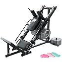 RitFit Leg Press Hack Squat Machine with Linear Bearing, 1200LB Capacity