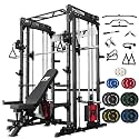 RitFit M1 Pro Smith Machine Cable Crossover Power Cage Home Gym
