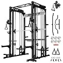 RitFit M1 Pro Smith Machine Cable Crossover Power Cage Home Gym