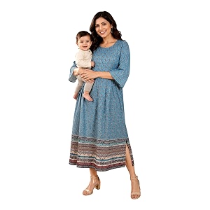 RITIJYA Zipless Feeding Kurta Dress for Women